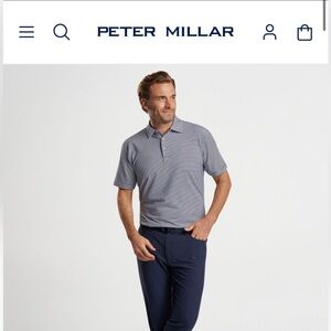 Peter Millar Striped Polo